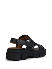 Geox Lisbona Black Sandals - Image 3 of 6