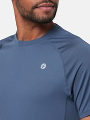 Gym + Coffee Blue Gym + Coffee Mens Relentless T-Shirt - Image 5 of 7