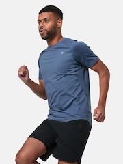 Gym + Coffee Blue Gym + Coffee Mens Relentless T-Shirt - Image 6 of 7