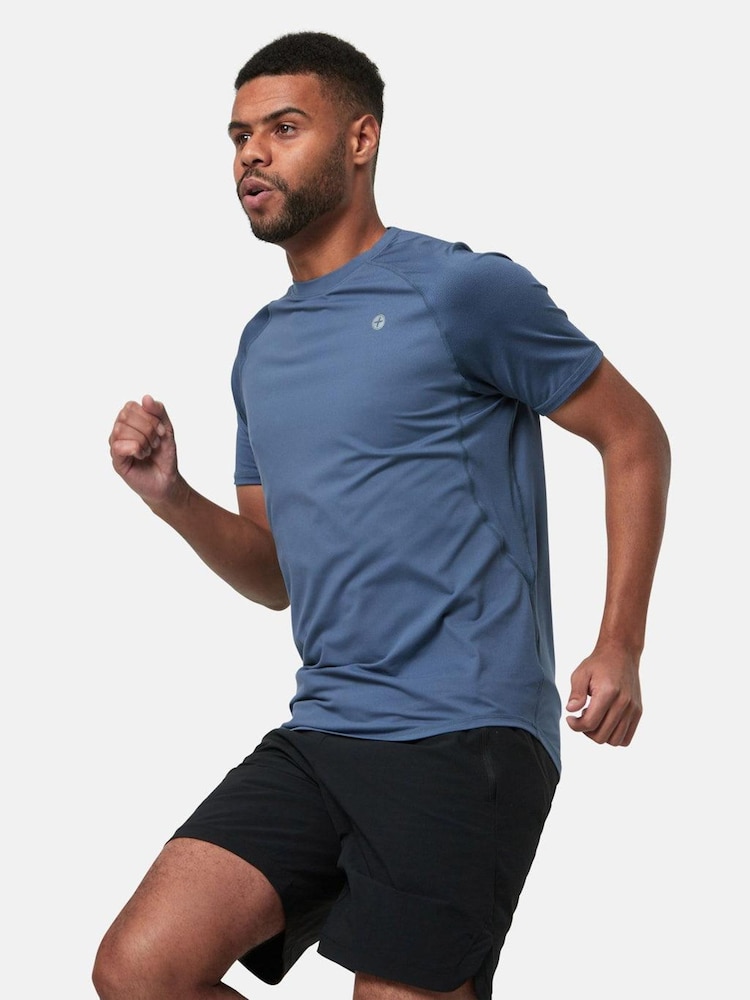 Gym + Coffee Blue Gym + Coffee Mens Relentless T-Shirt - Image 6 of 7