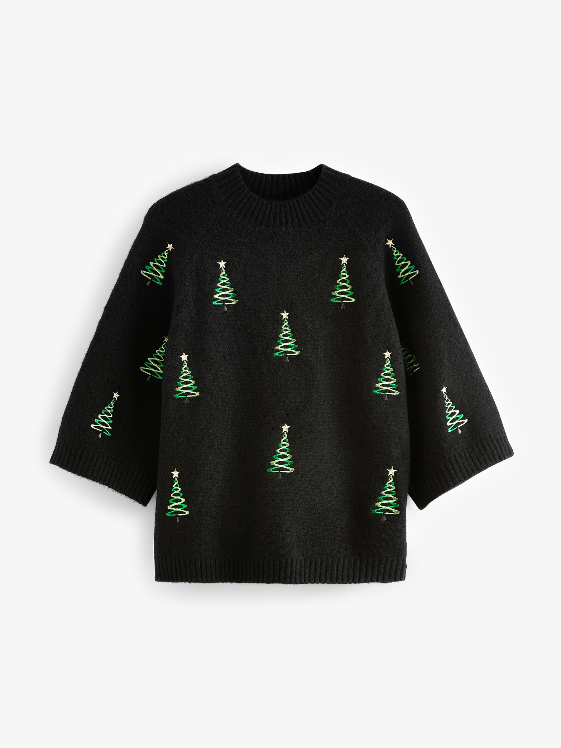 Short sleeve christmas jumper top