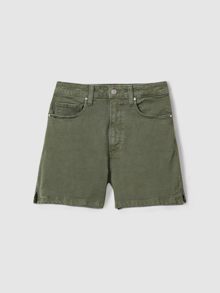 Verde hiedra vintage - Paige Alto Rise Denim Shorts - Imagen 2 de 6