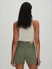 Verde hiedra vintage - Paige Alto Rise Denim Shorts - Imagen 4 de 6
