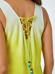 Roman Blue Sleeveless Ombre Midi Dress - Image 5 of 5