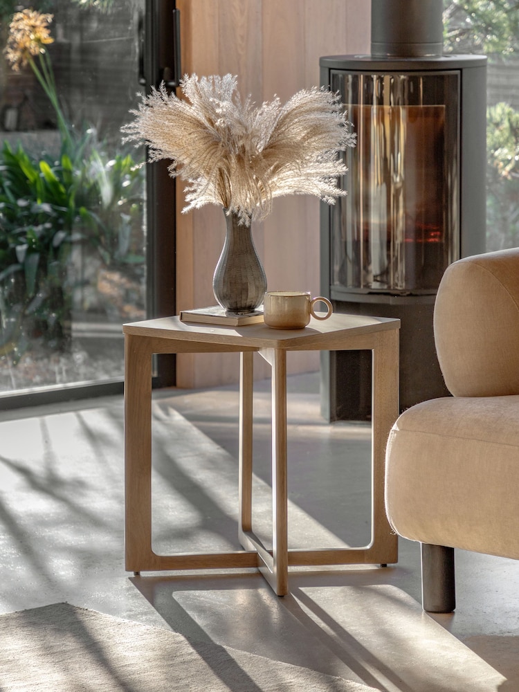 Gallery Home Smoked Dalry Side Table - Image 2 of 8