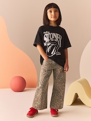 Animal Wide Leg Jeans (3-16yrs) - Image 1 of 7