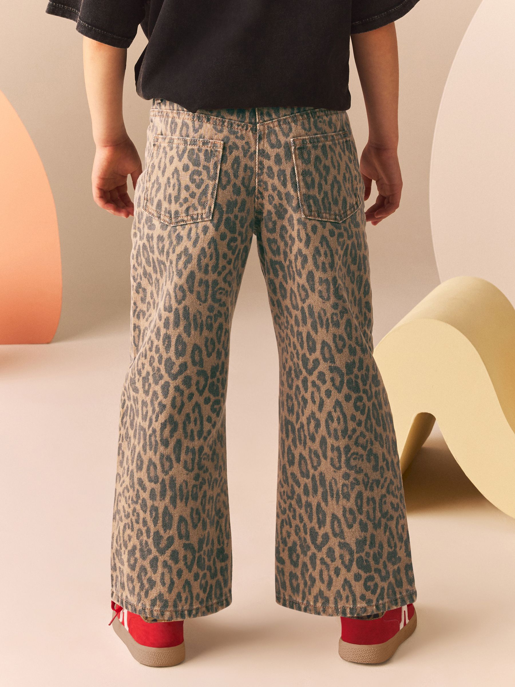Buy Animal Wide Leg Jeans (3-16yrs) from Next USA Buy Animal Wide Leg Jeans (3-16yrs) from Next USA