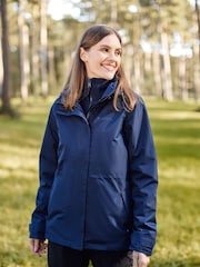 Azul - Chaqueta impermeable 3 en 1 para mujer de Mountain Warehouse - Imagen 1 de 6