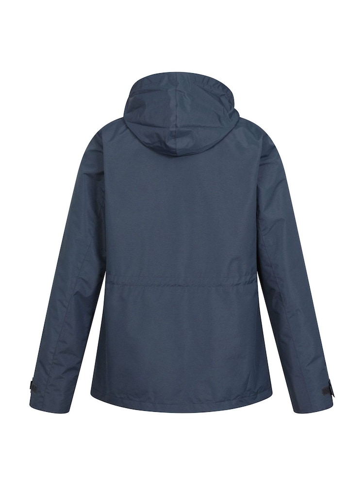 Veste De Pluie Mountain Warehouse - Fille 7-8 Ans - Bleu Marine Tacheté - Capuche