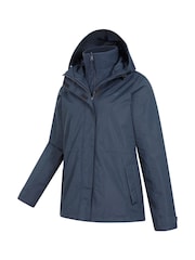 Azul - Chaqueta impermeable 3 en 1 para mujer de Mountain Warehouse - Imagen 5 de 6