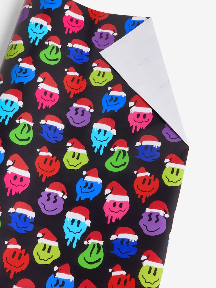 Santa Hats Extra Wide, 10m Christmas Wrapping Paper - Image 4 of 4