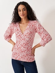 Crew Clothing Wrap Top - Image 1 of 4