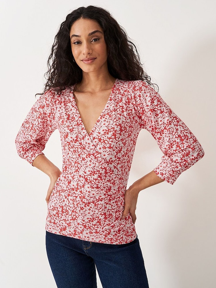 Crew Clothing Wrap Top - Image 1 of 4