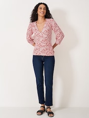 Crew Clothing Wrap Top - Image 2 of 4