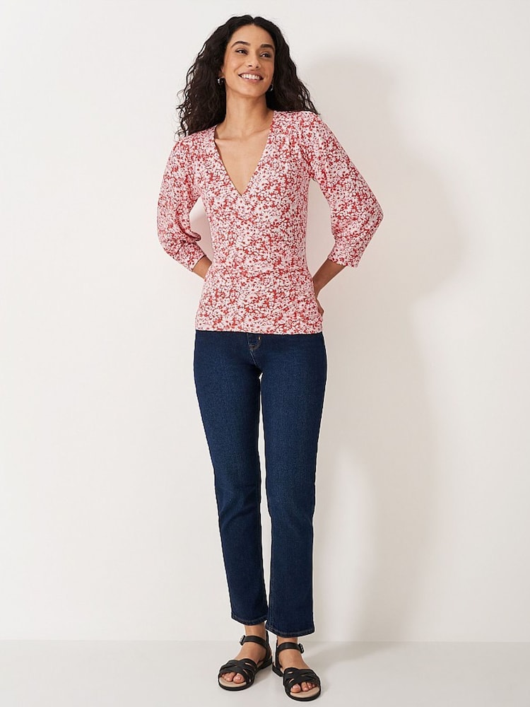 Crew Clothing Wrap Top - Image 2 of 4