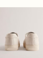 Ted Baker White Wstwood Leather Pebble Sneakers - Image 3 of 5