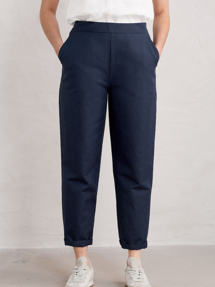 Seasalt Cornwall Blue Westlin Trousers - Image 1 of 5