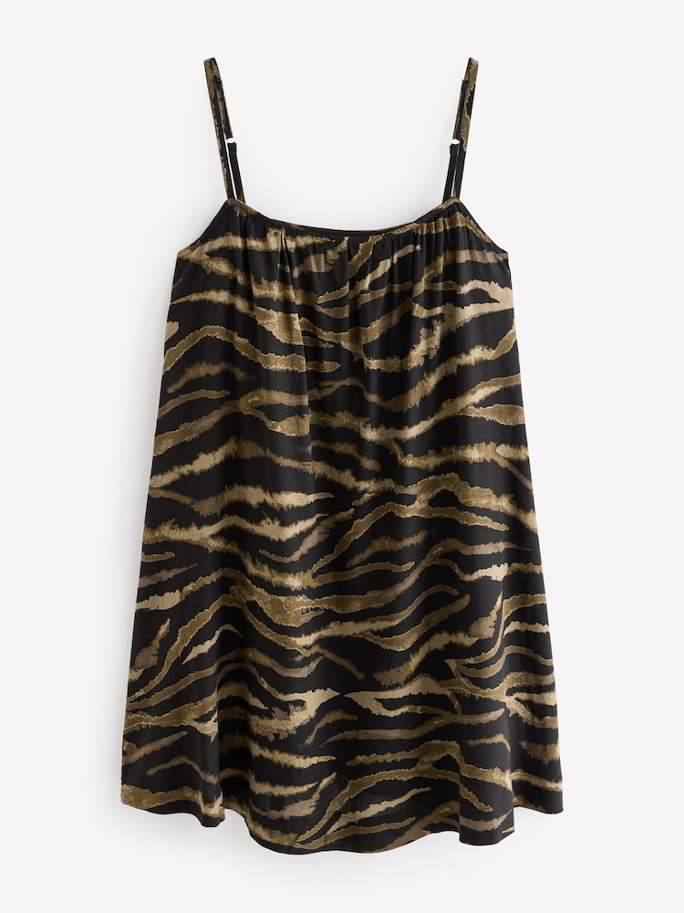 Black Summer Mini Dresses 2 Pack With Linen - Image 10 of 10