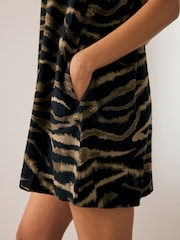 Black Summer Mini Dresses 2 Pack With Linen - Image 8 of 10