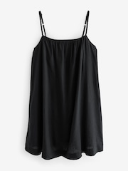 Black Summer Mini Dresses 2 Pack With Linen - Image 9 of 10