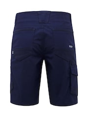 Hard Yakka Blue Raptor Active Mid Shorts - Image 5 of 5