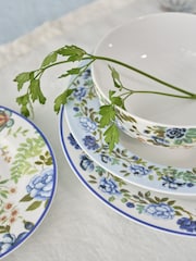 Designers Guild Porcelaine De Chine Dinner Plates Set Of 4 - Image 4 of 6