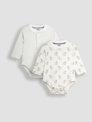 JoJo Maman Bébé Printed Highland Cow And Striped Bodies 2 Pack - Bild 1 von 4