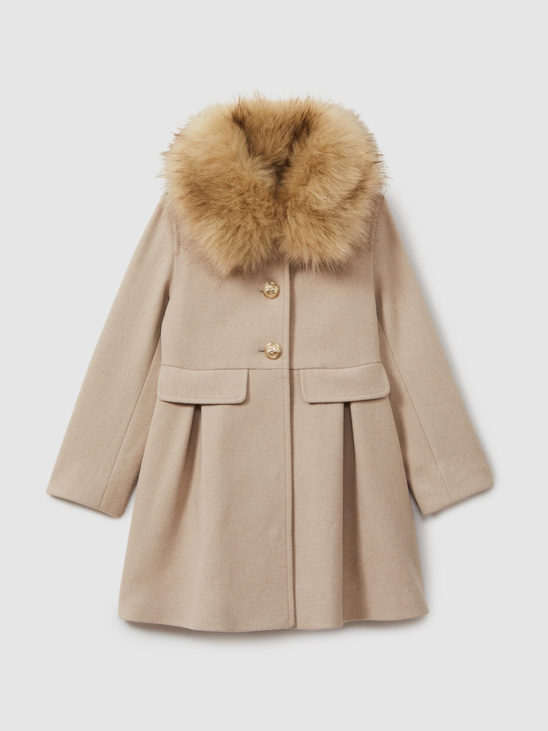 Reiss oatmeal coat cheap
