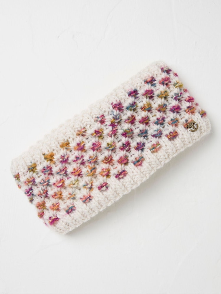 FatFace White Ivory Space Dye Headband - Image 1 of 2