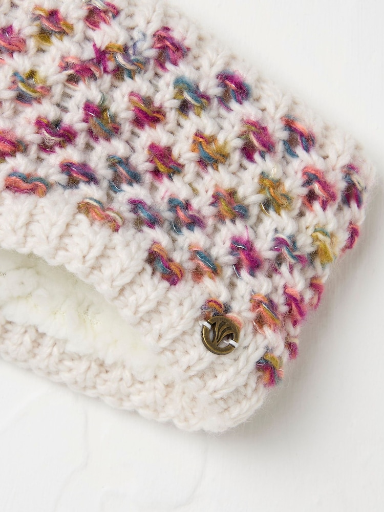 FatFace White Ivory Space Dye Headband - Image 2 of 2