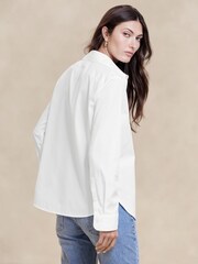 Banana Republic White The Perfect Shirt - Image 2 of 4
