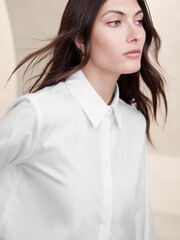 Banana Republic White The Perfect Shirt - Image 3 of 4