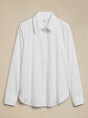 Banana Republic White The Perfect Shirt - Image 4 of 4