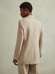 Reiss Sadie Wool Dubbelknäppt Kostym: Kavaj - Bild 4 av 6