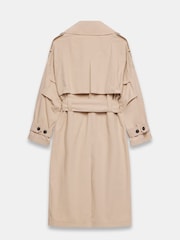 Mint Velvet Brown Oversized Trench Coat - Image 4 of 4