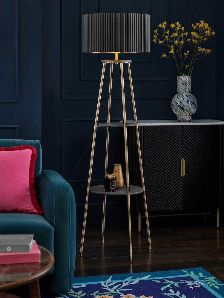 Grey Camford Floor Lamp - Image 1 of 5