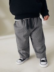 Black Stripe Hoodie and Carpenter Joggers Set (3mths-7yrs) - Image 5 of 10