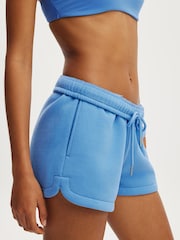 Cotton On Blue Plush Classic Mini Shorts - Image 3 of 6