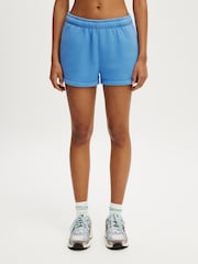 Cotton On Blue Plush Classic Mini Shorts - Image 6 of 6