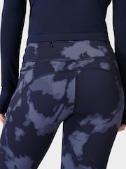 Sweaty Betty Blue Fade Print 7/8 Length Power Workout Leggings - Image 5 of 9