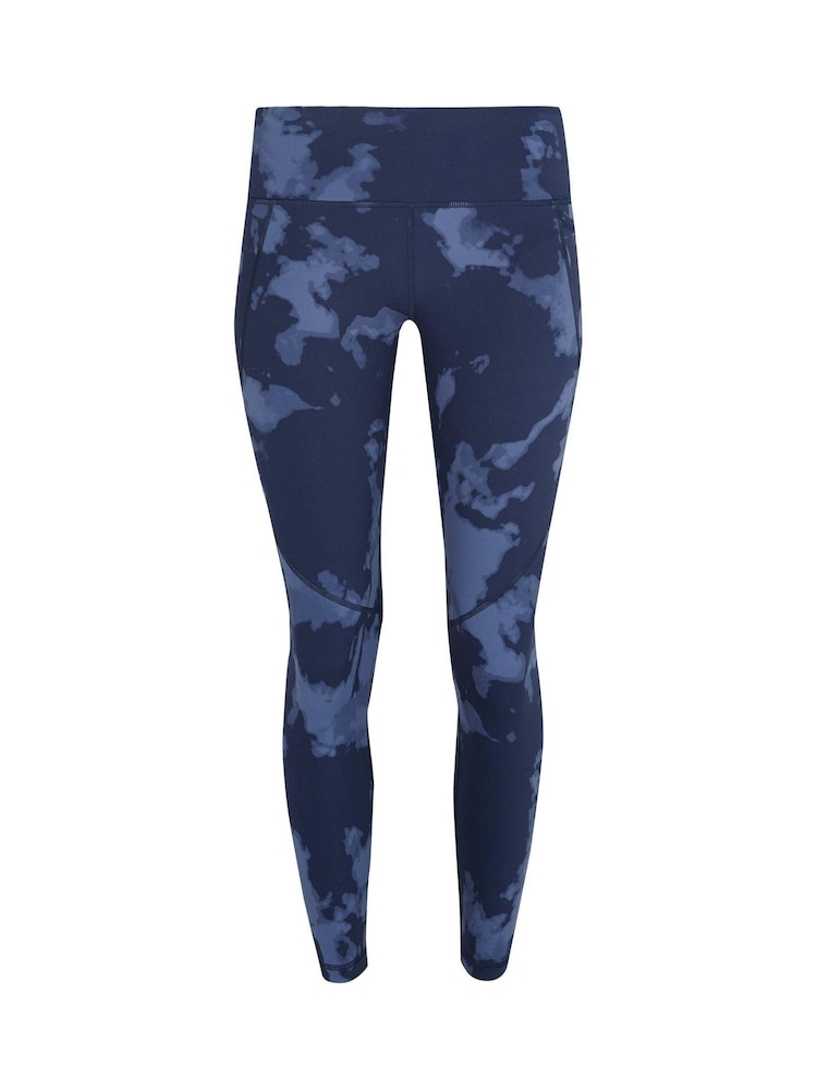 Sweaty Betty Blue Fade Print 7/8 Length Power Workout Leggings - Image 9 of 9