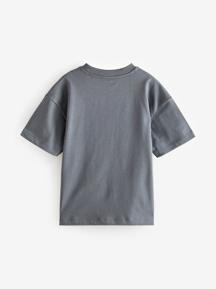 Charcoal Grey 100% Cotton Licensed Nirvana T-Shirt (3-16yrs) - Image 2 of 3