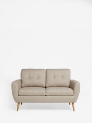 Chunky Weave Mid Natural Wilson Compact 2 Seater Sofa in a Box - Image 6 of 9