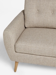 Chunky Weave Mid Natural Wilson Compact 2 Seater Sofa in a Box - Image 9 of 9