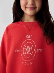 Gap Red DÔEN Logo Jumper (Kids) - Image 4 of 5