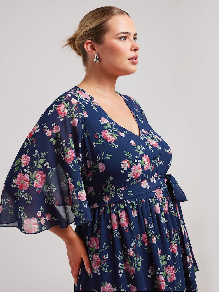 Yours Curve Floral Tiered Maxi Dress - Bild 2 von 5