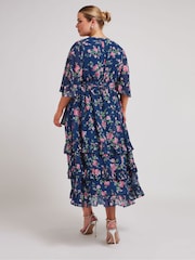 Yours Curve Floral Tiered Maxi Dress - Bild 3 von 5
