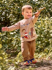 JoJo Maman Bébé Toffee Explorer Buddies Applique Top - Image 1 of 5