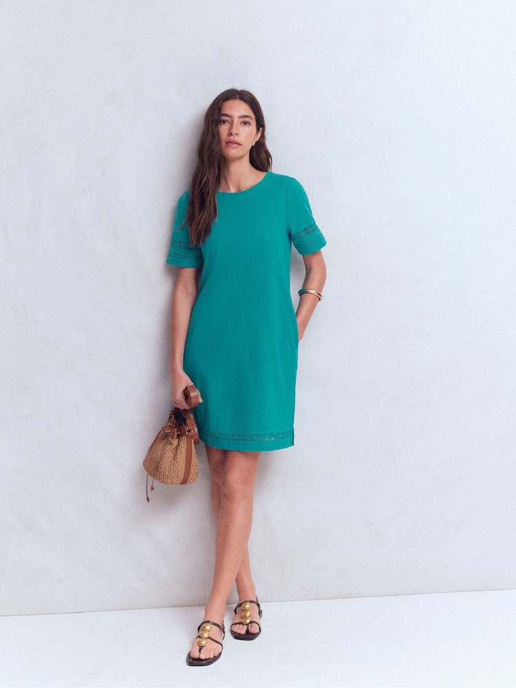 Boden Blue Hattie Jersey T-Shirt Dress - Image 2 of 5 Boden Blue Hattie Jersey T-Shirt Dress - Image 2 of 5