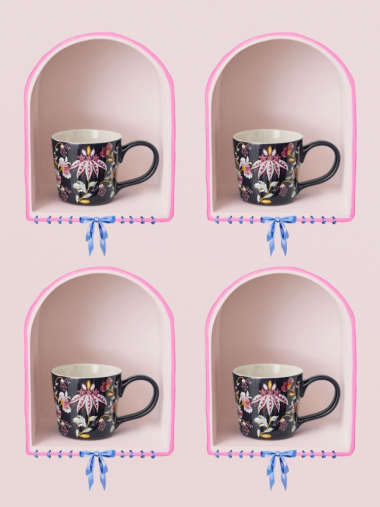 Cath Kidston Blue Friendship Gardens Dolly Mug Set - Image 1 of 4